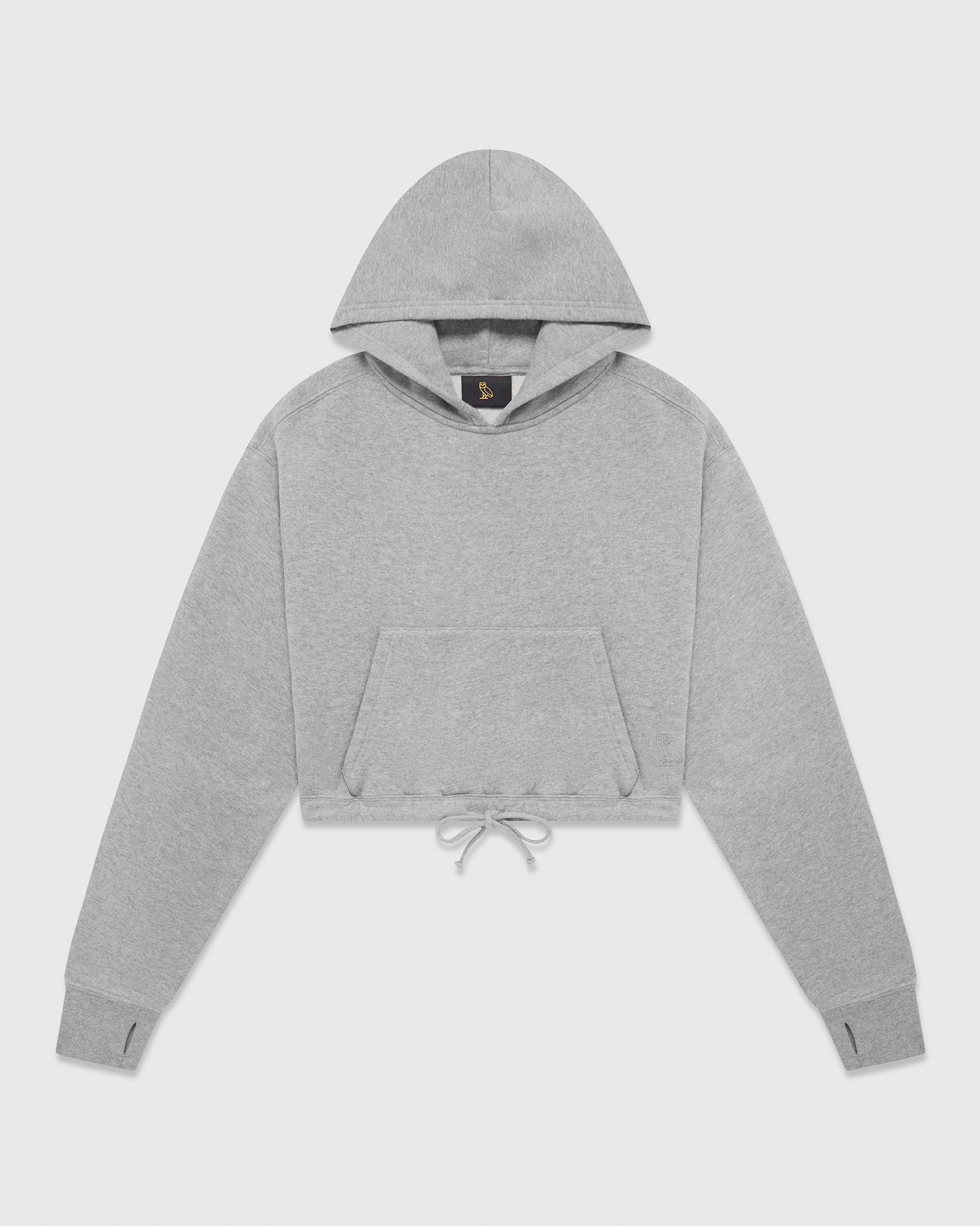 Cropped Hoodie - Heather Grey sold by OVO