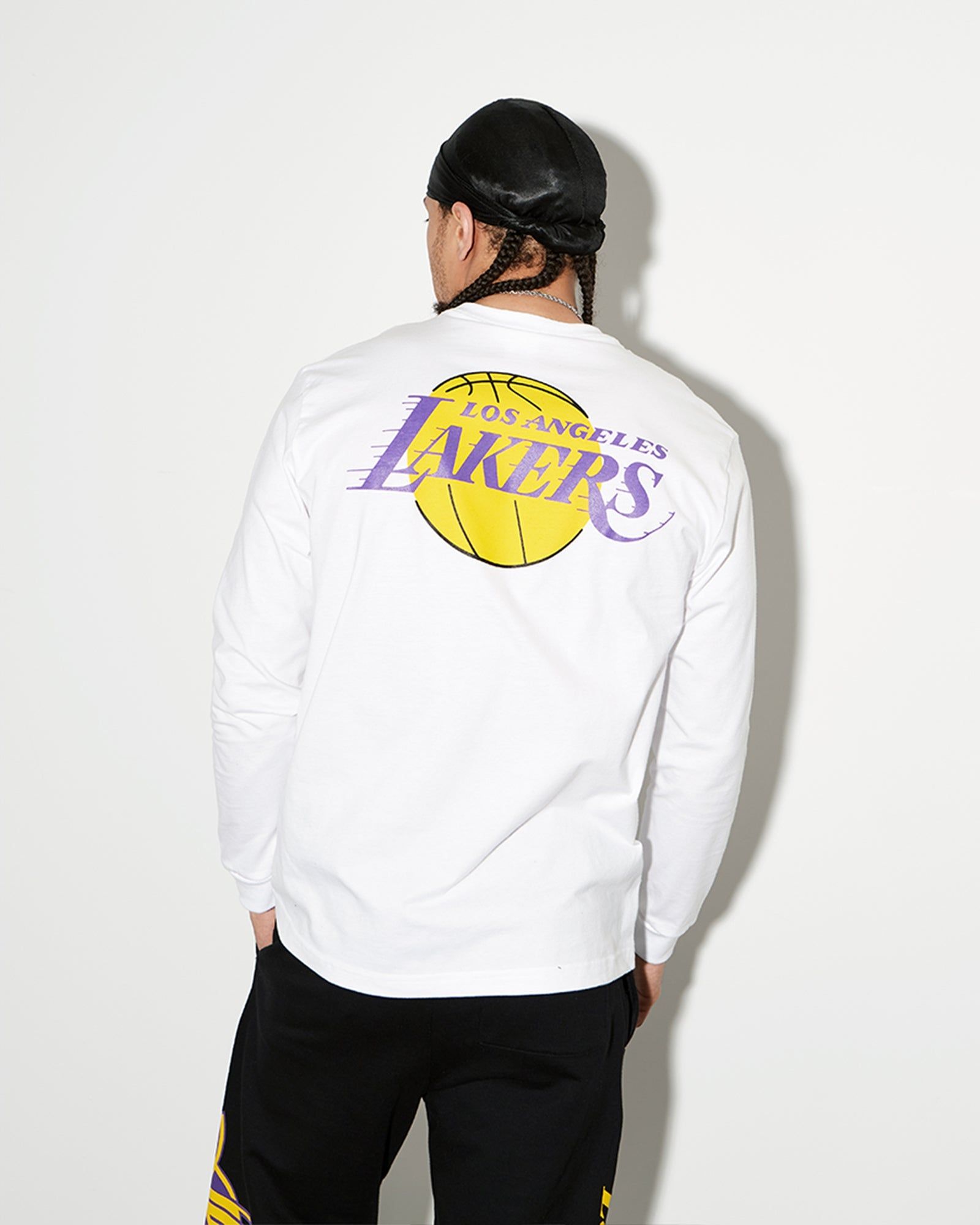 NBA LA LAKERS LONGSLEEVE T-SHIRT - WHITE sold by OVO product image thumbnail 2