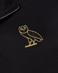 Mini OG Quarter Zip Sweatshirt - Black sold by OVO