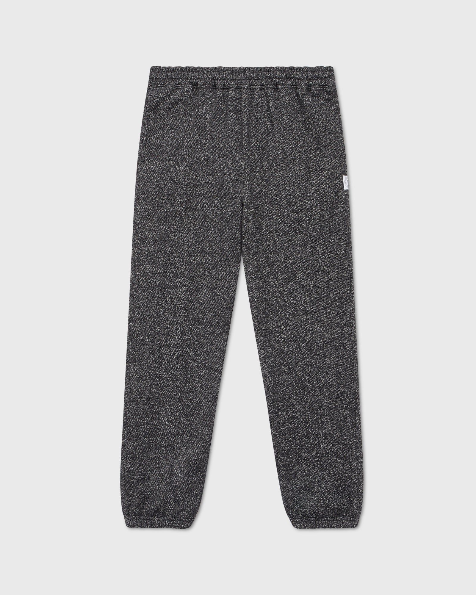 Speckle Fleece Relaxed Fit Sweatpant - Black sold by OVO