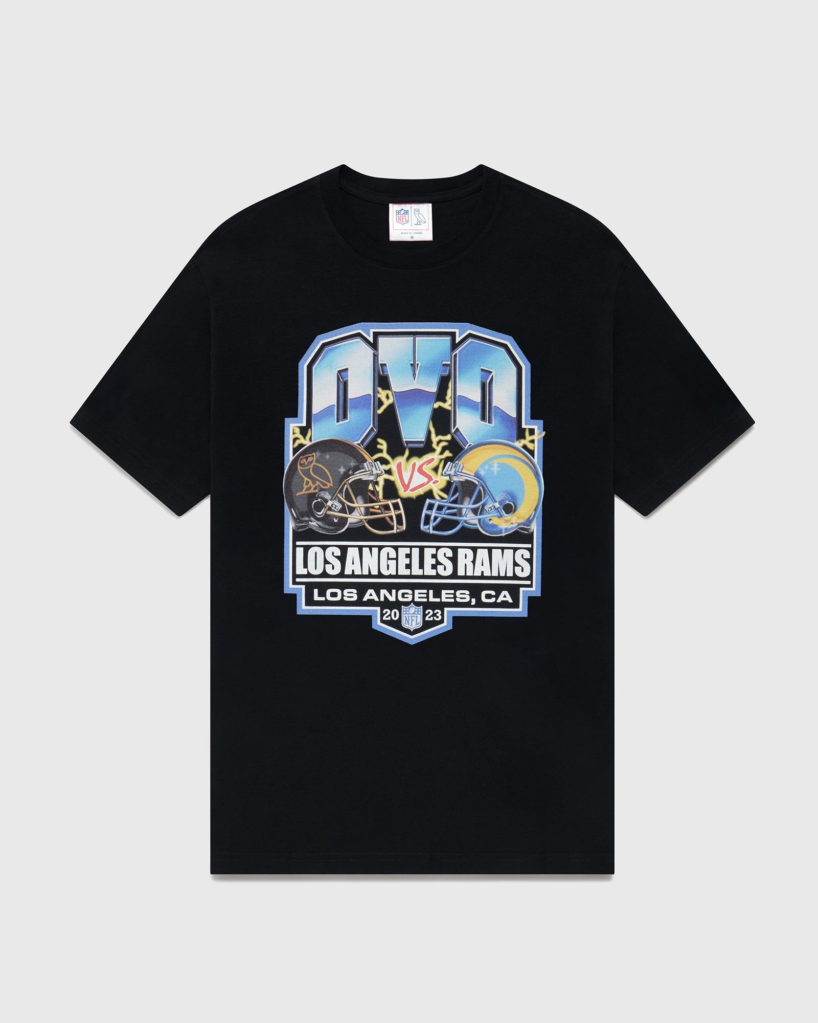 NFL LOS ANGELES RAMS GAME DAY T-SHIRT - BLACK sold by OVO