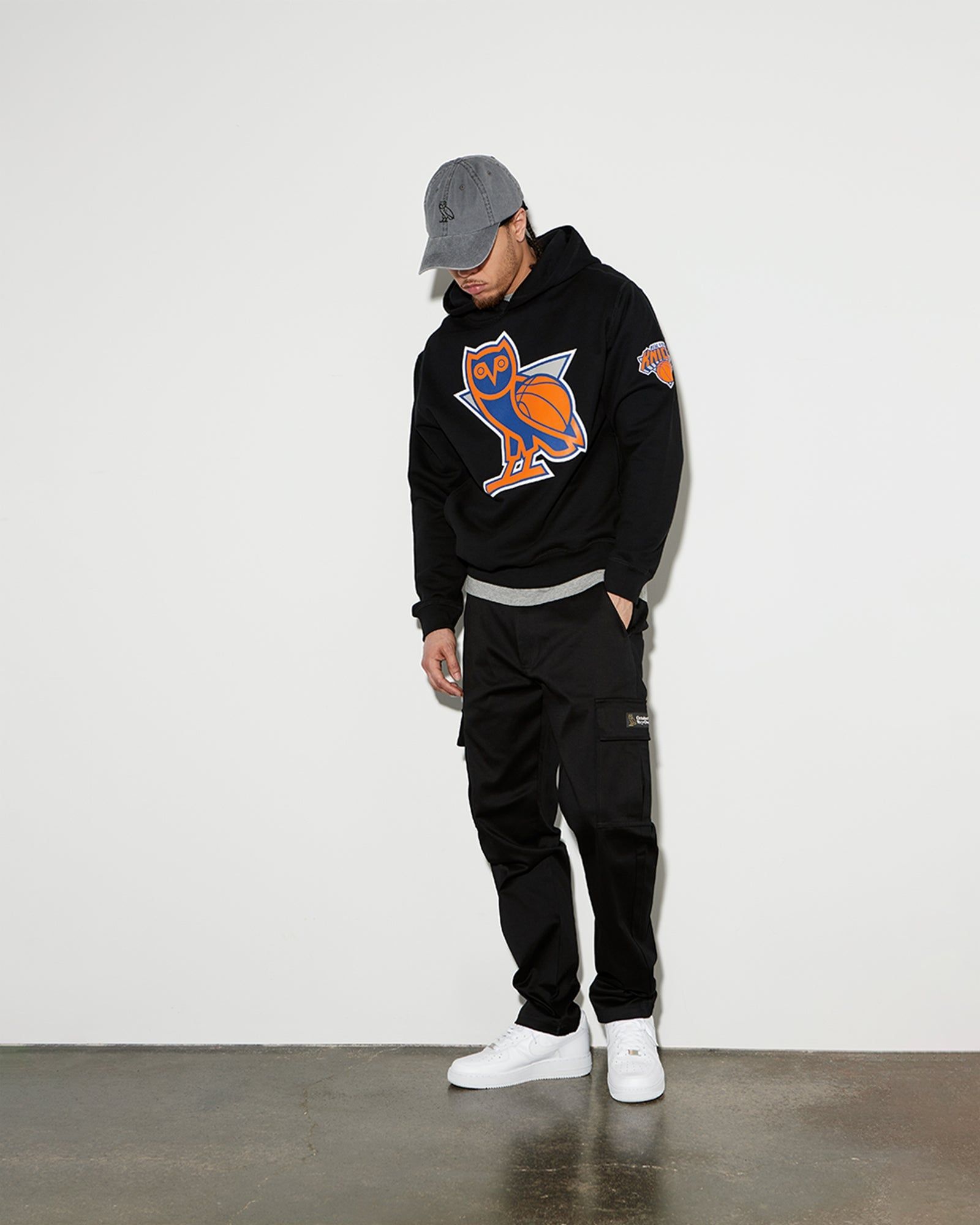 NBA NEW YORK KNICKS OG HOODIE - BLACK sold by OVO product image thumbnail 2