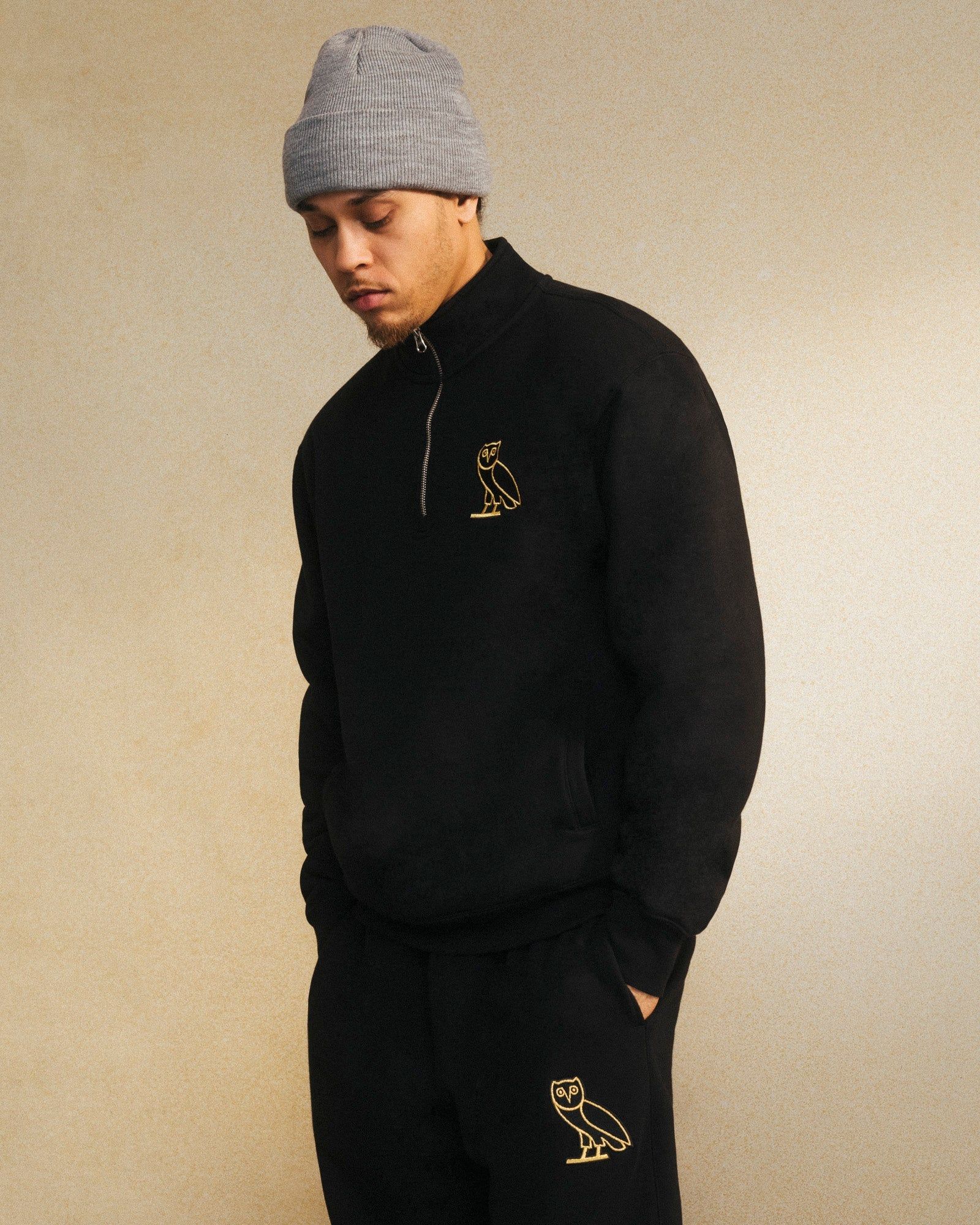 Beanie - Heather Grey sold by OVO product image thumbnail 2