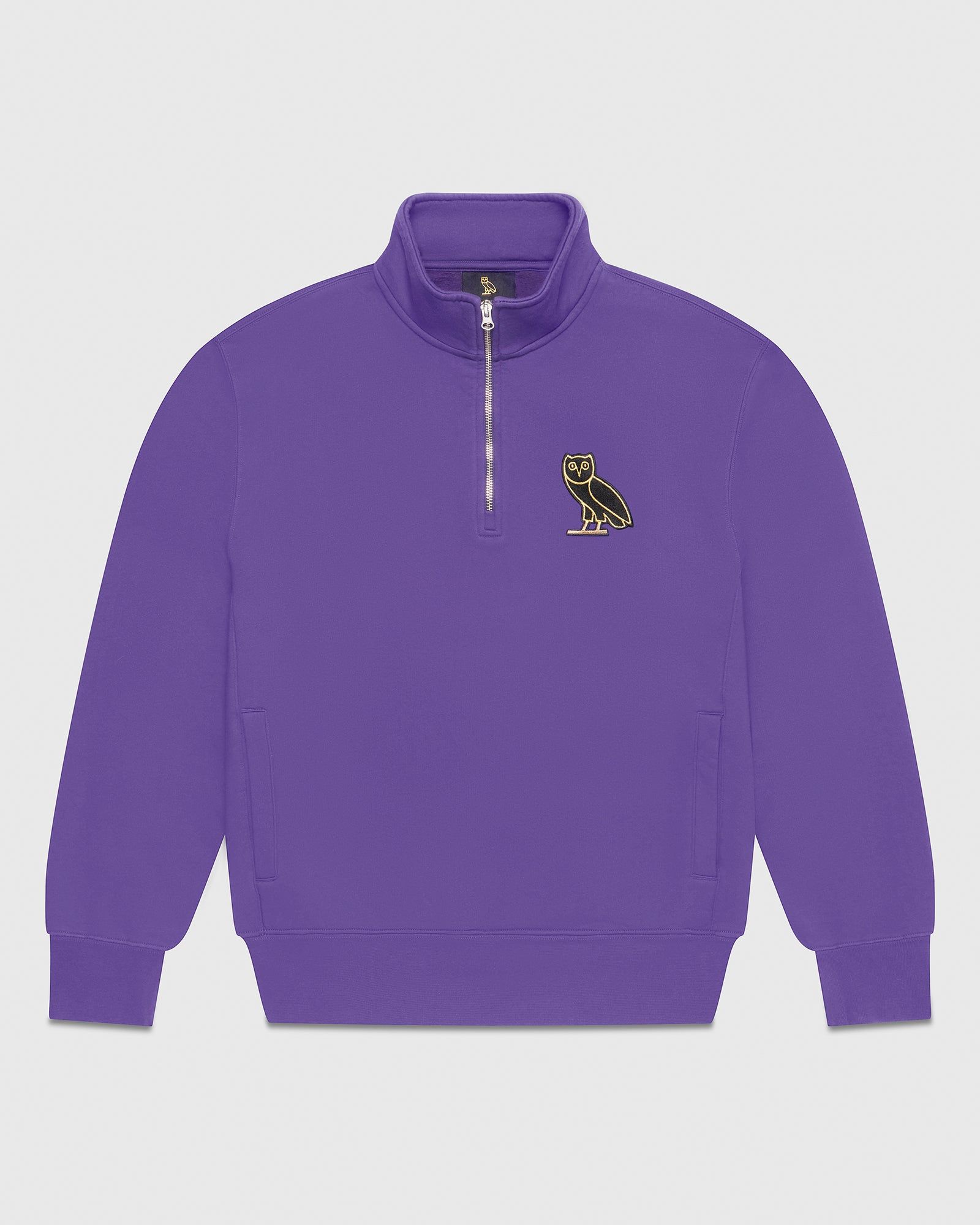 Mini OG Quarter Zip Sweatshirt - Purple sold by OVO