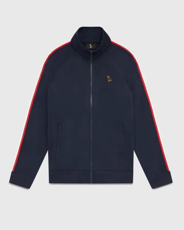 Pique Track Jacket - Navy sold by OVO