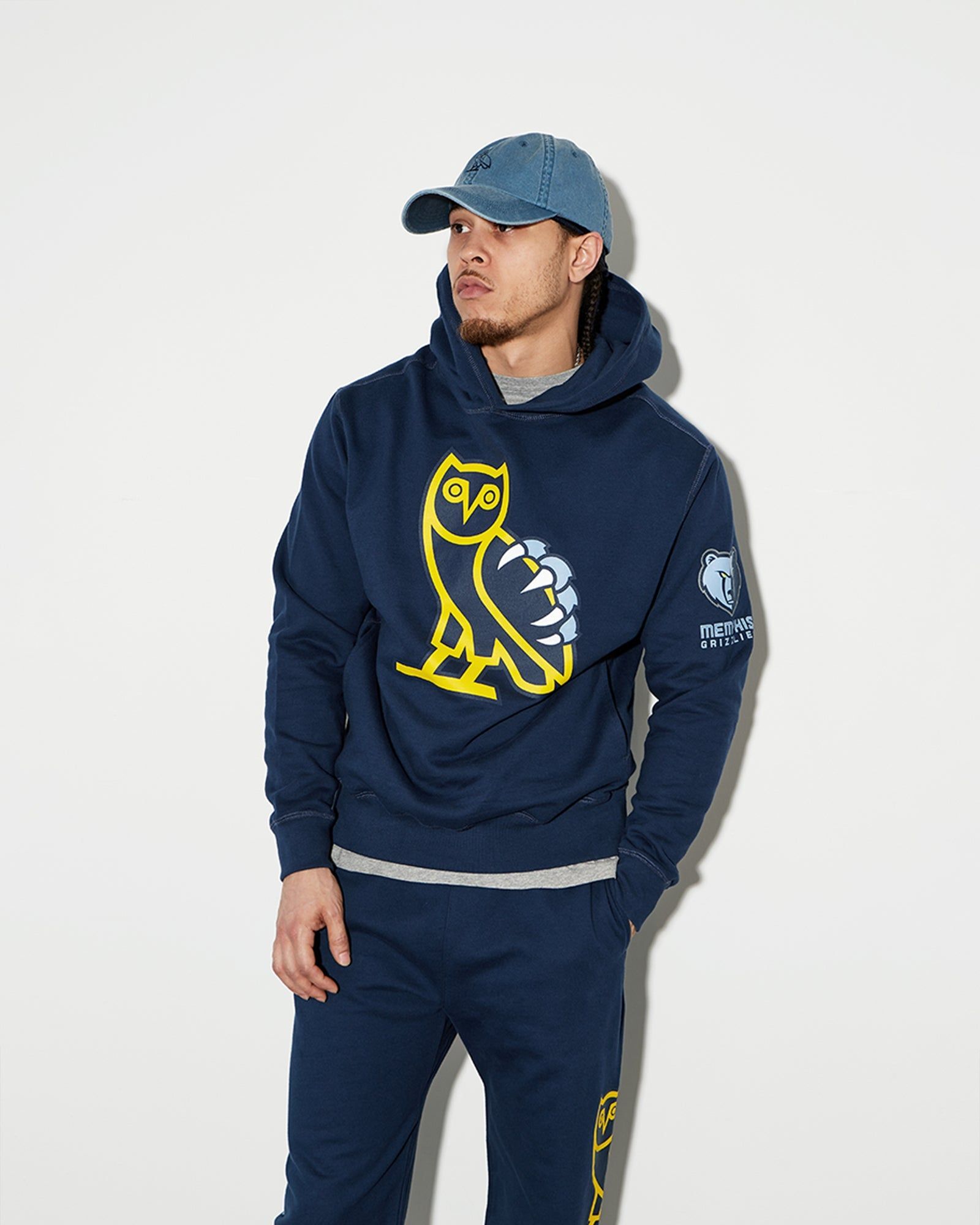 NBA MEMPHIS GRIZZLIES OG HOODIE - NAVY sold by OVO product image thumbnail 2