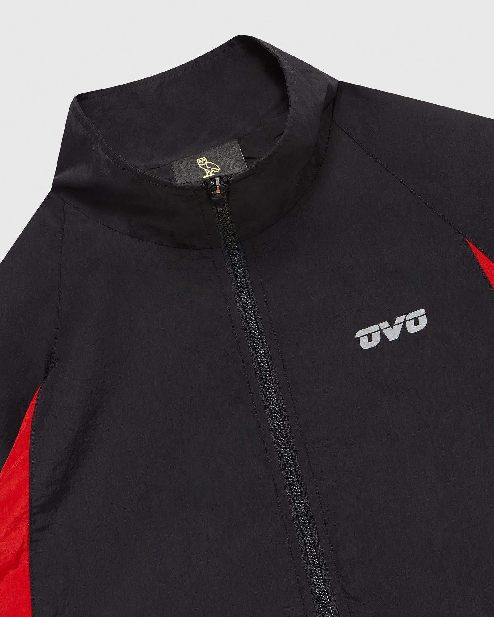Nylon Track Jacket - Black/Red sold by OVO product image thumbnail 4