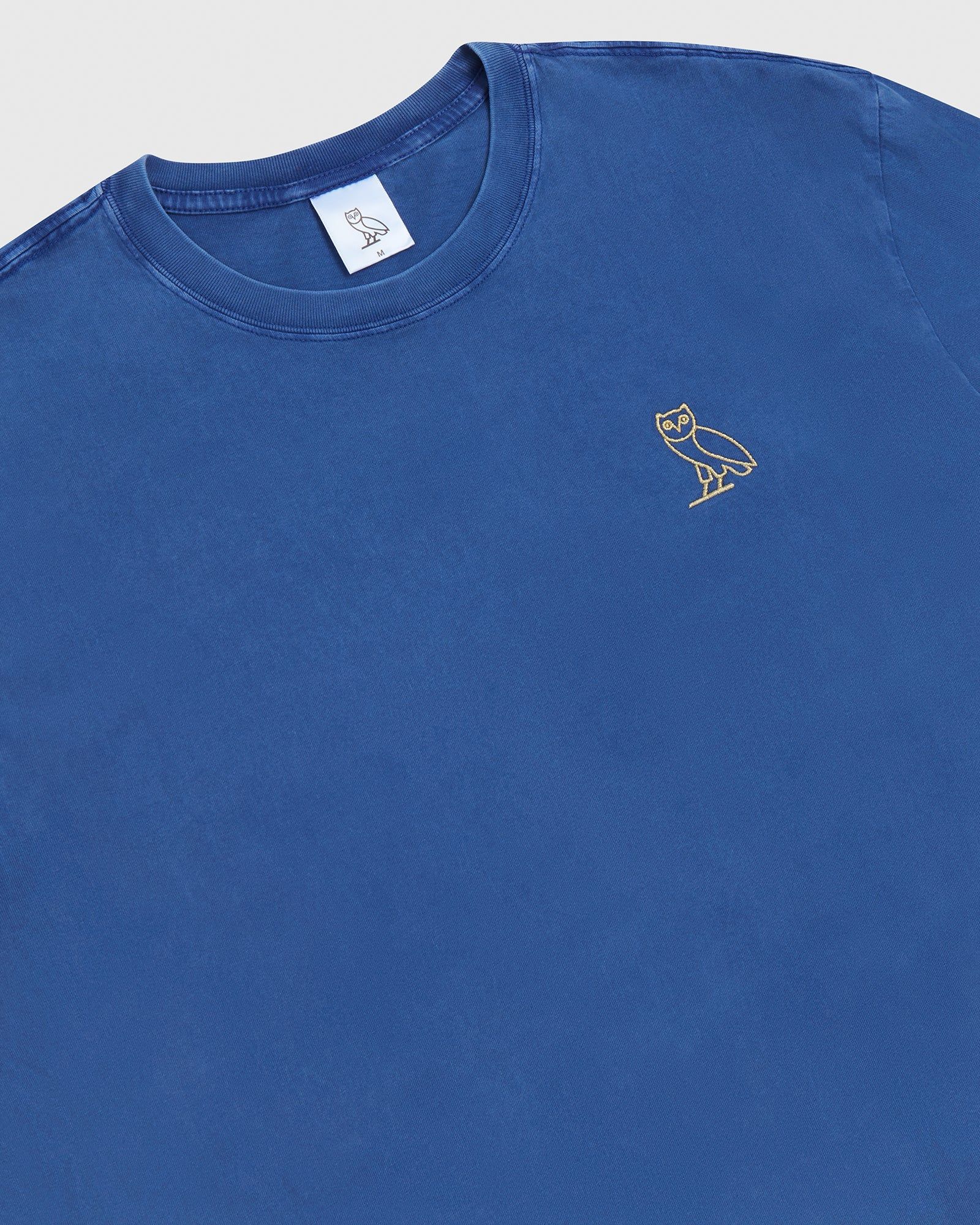 GARMENT DYE LONGSLEEVE T-SHIRT - BLUE sold by OVO product image thumbnail 3