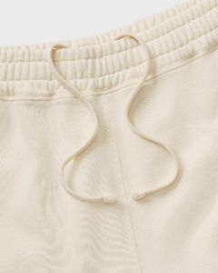 French Terry Open Hem Sweatpant - Cream sold by OVO