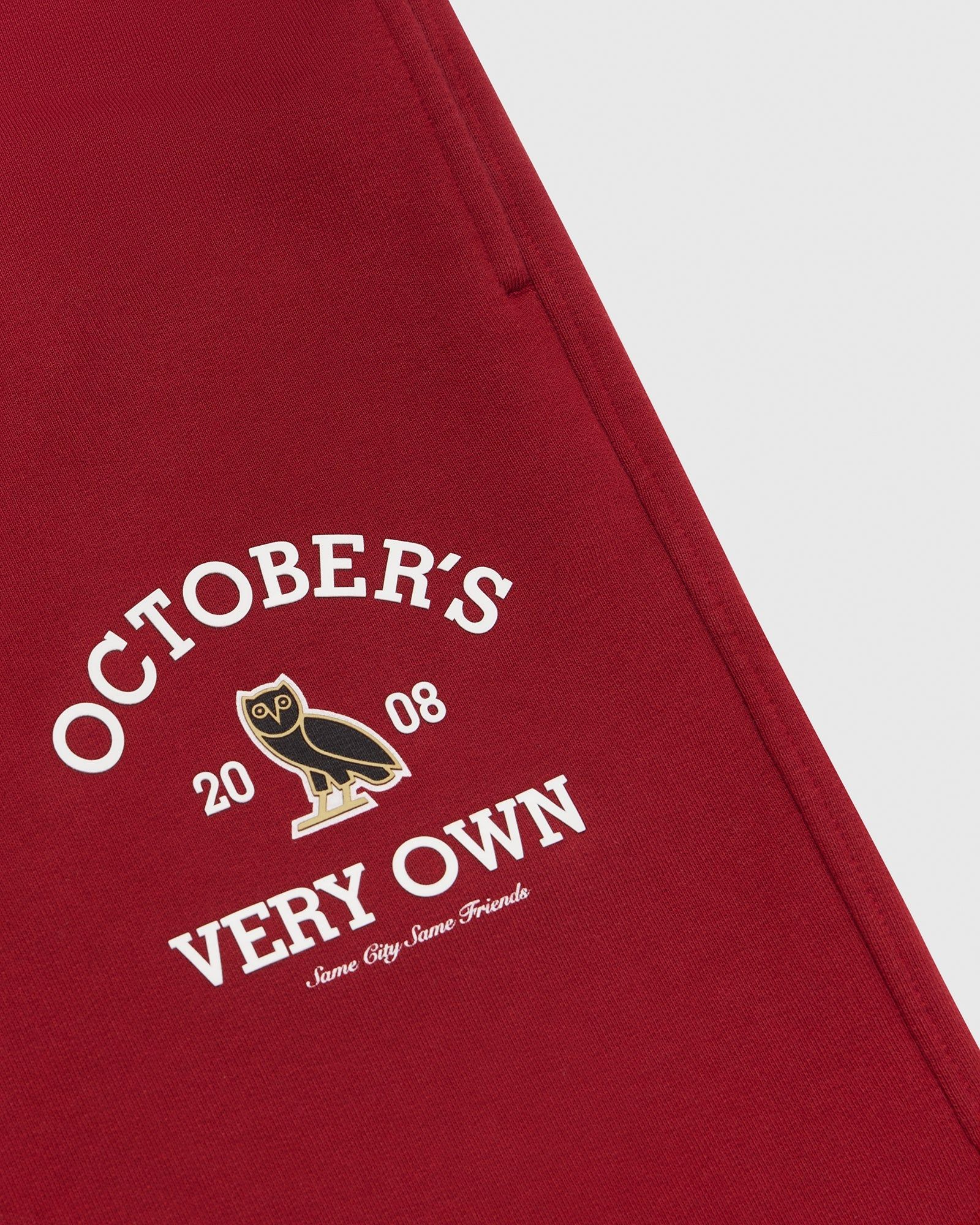 Collegiate Sweatpant - Scarlet sold by OVO product image thumbnail 4