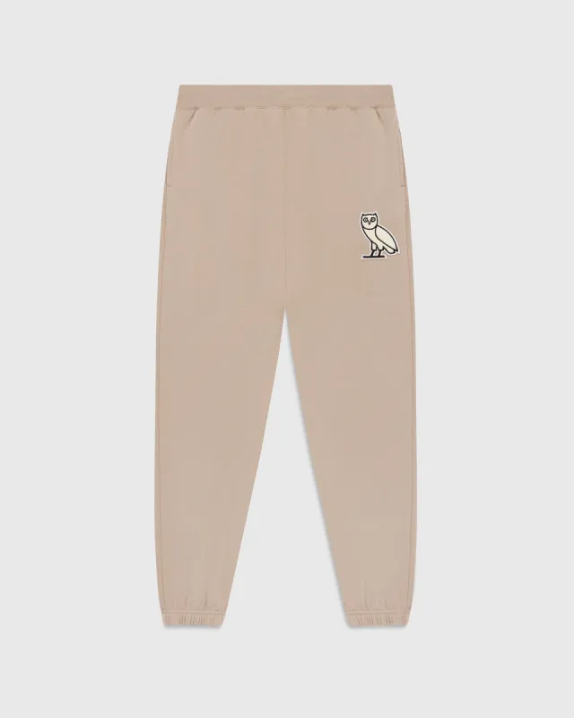 Mini OG Plush Sweatpant - Sand sold by OVO