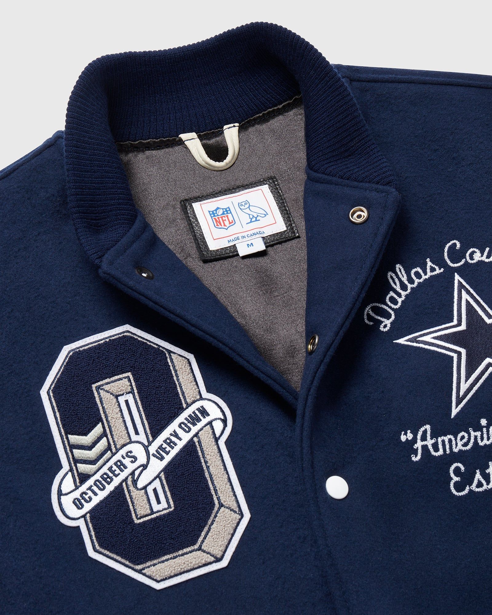 NFL DALLAS COWBOYS VARSITY JACKET - NAVY sold by OVO product image thumbnail 5