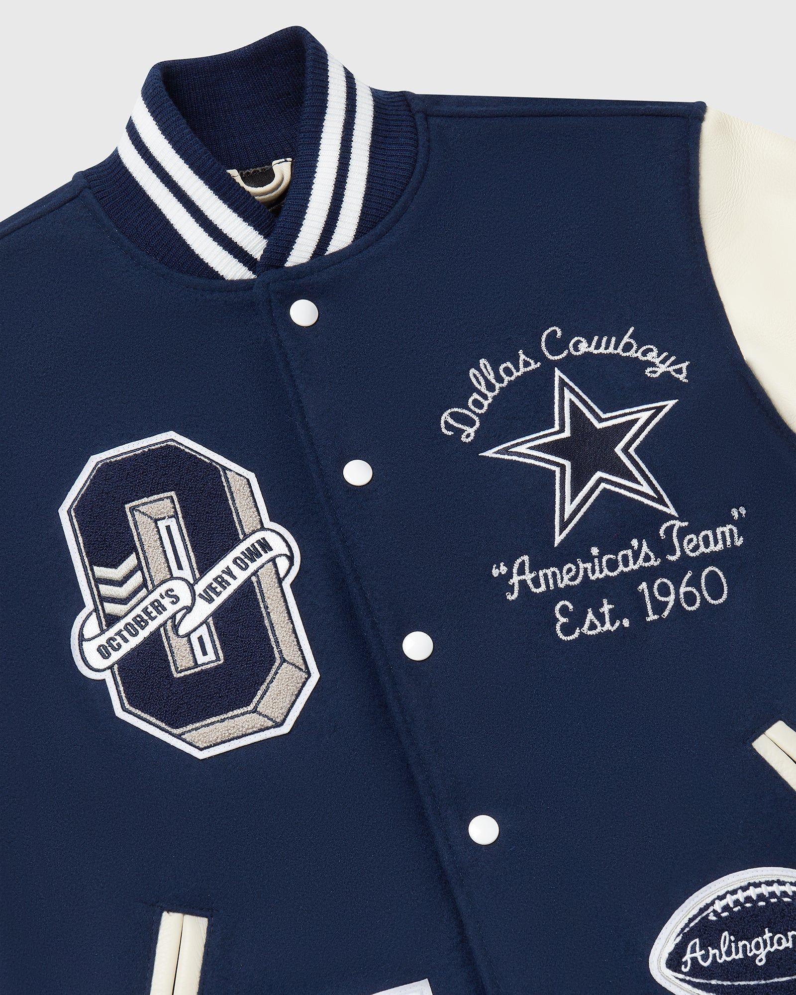 NFL DALLAS COWBOYS VARSITY JACKET - NAVY sold by OVO product image thumbnail 3