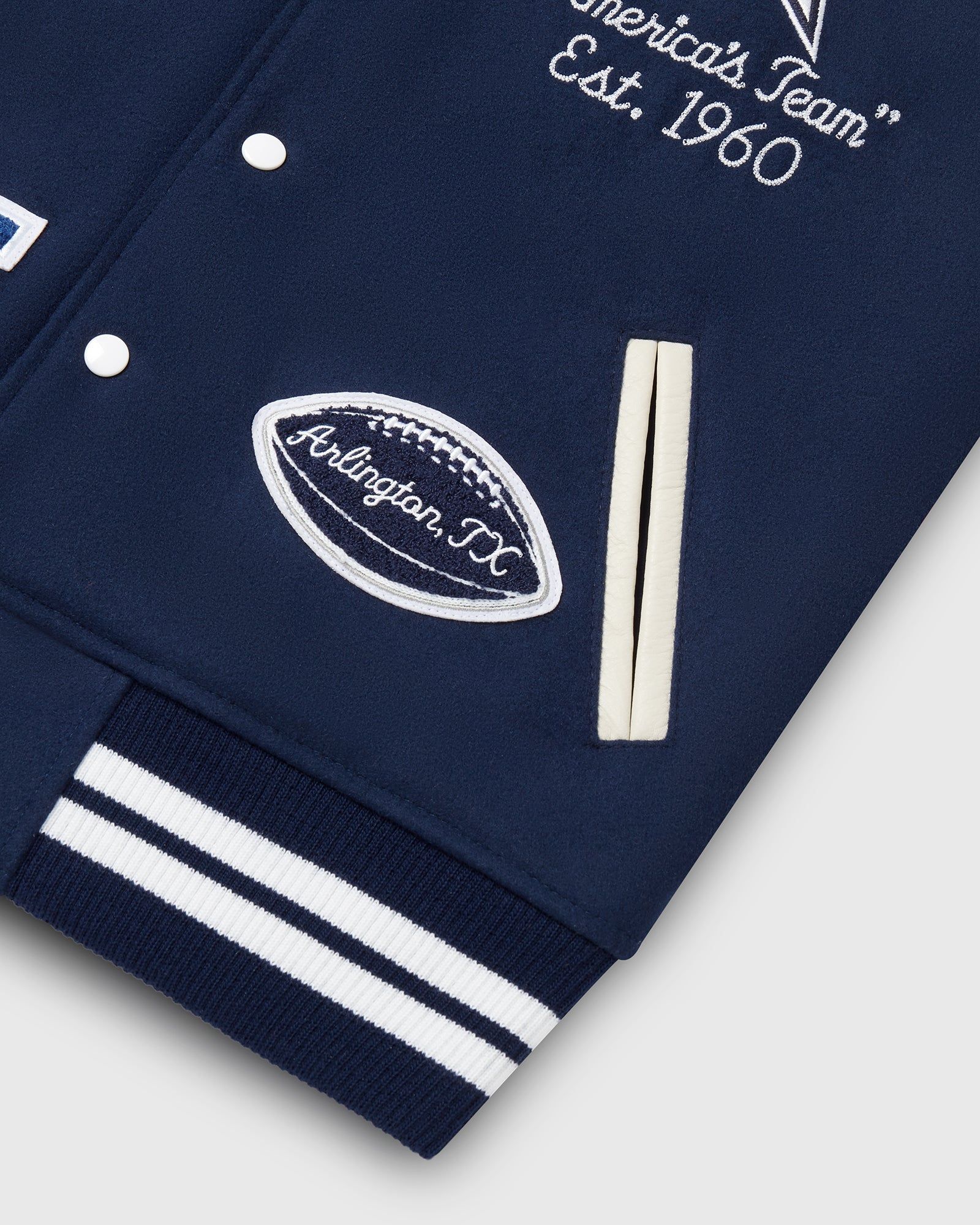 NFL DALLAS COWBOYS VARSITY JACKET - NAVY sold by OVO product image thumbnail 4