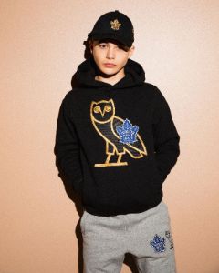 OVO® / TORONTO MAPLE LEAFS OG OWL HOODIE - BLACK sold by OVO