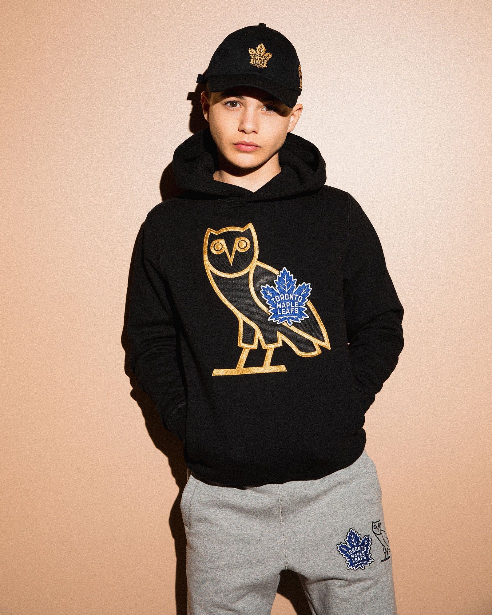 OVO® / TORONTO MAPLE LEAFS OG OWL HOODIE - BLACK sold by OVO product image thumbnail 2