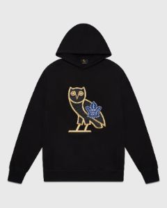 OVO® / TORONTO MAPLE LEAFS OG OWL HOODIE - BLACK sold by OVO