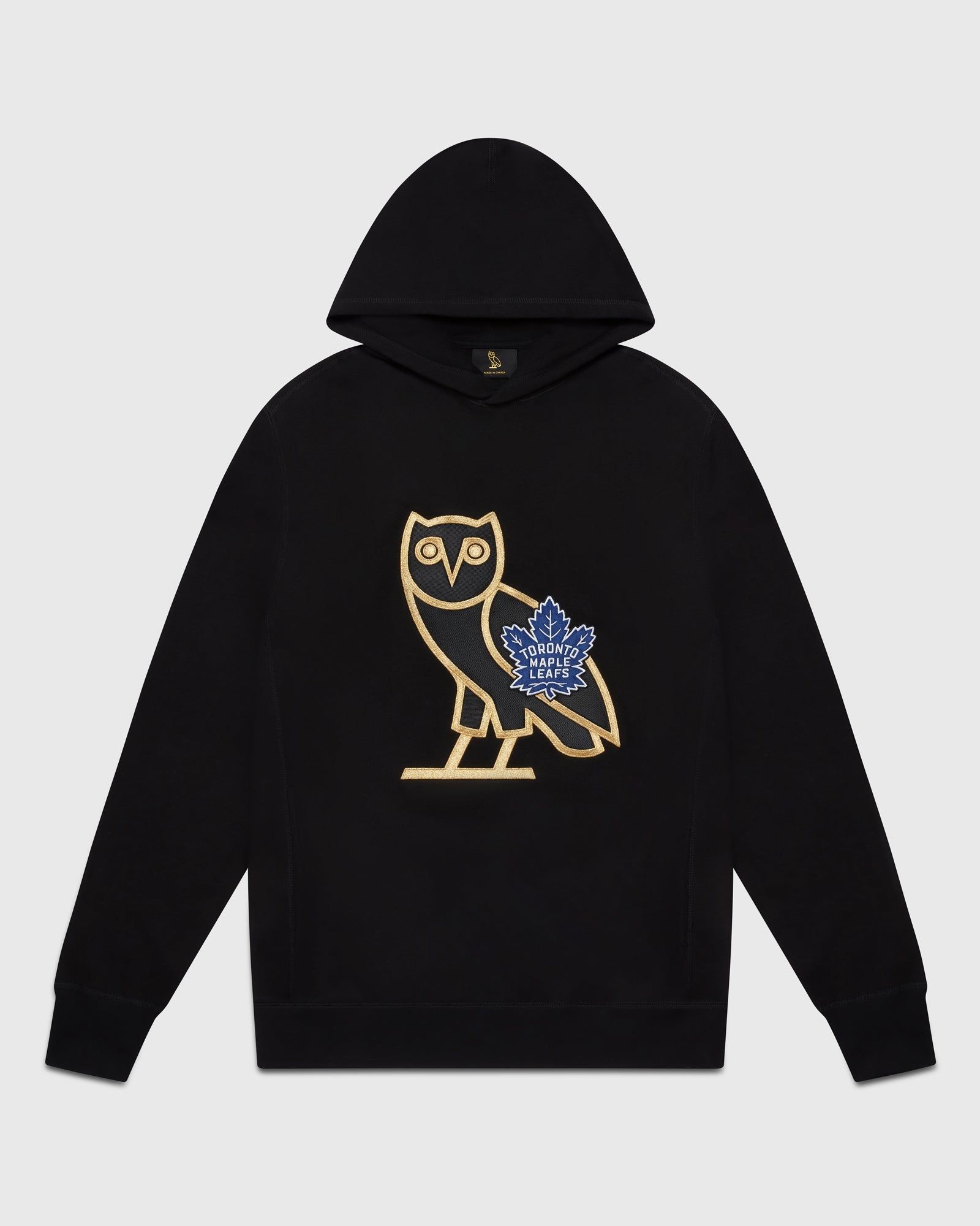 OVO® / TORONTO MAPLE LEAFS OG OWL HOODIE - BLACK sold by OVO