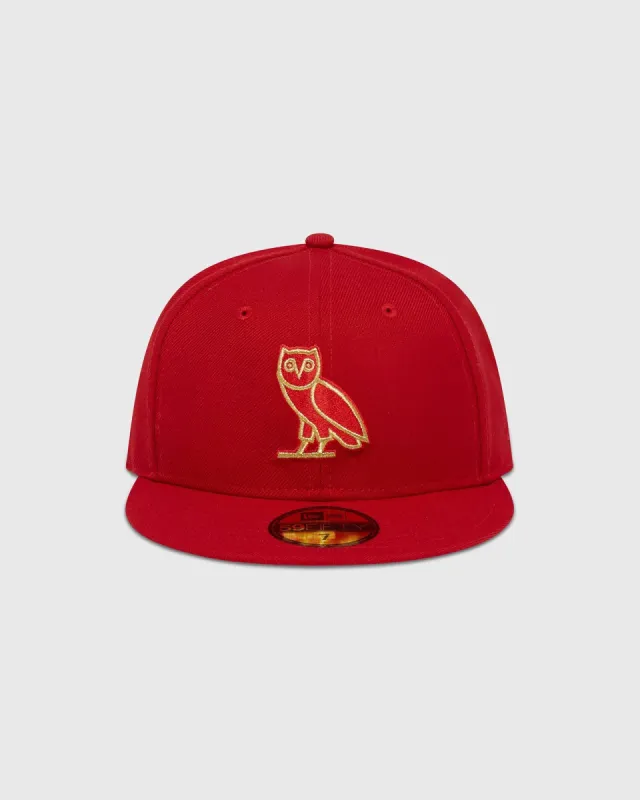 New Era 59Fifty OG Fitted Cap - Red sold by OVO