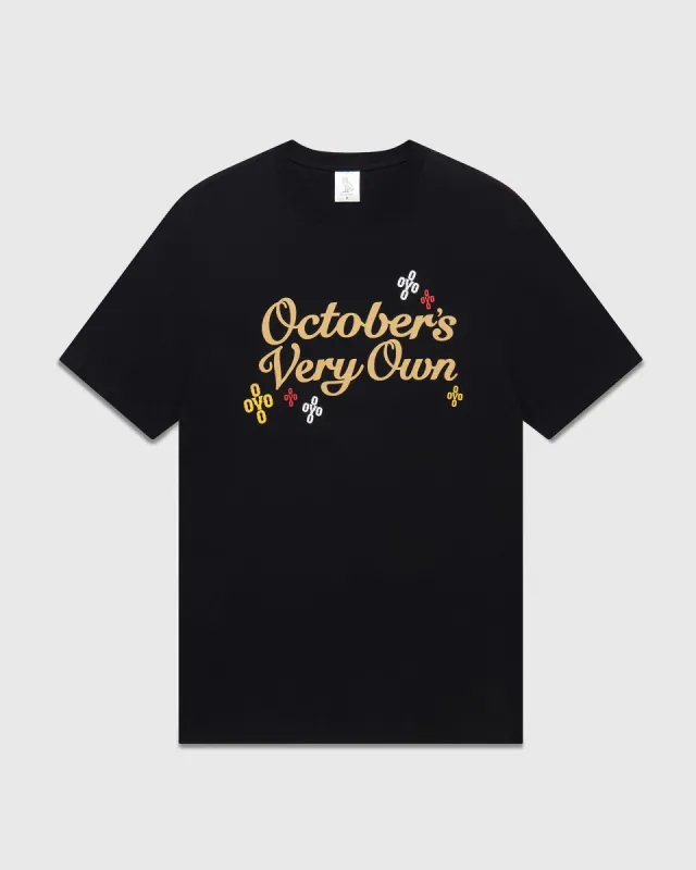 Pom Pom Script T-Shirt - Black sold by OVO