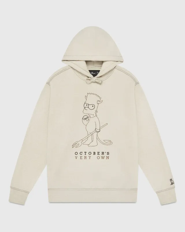 The Simpsons Pullover Hoodie - Oatmeal Heather sold by OVO