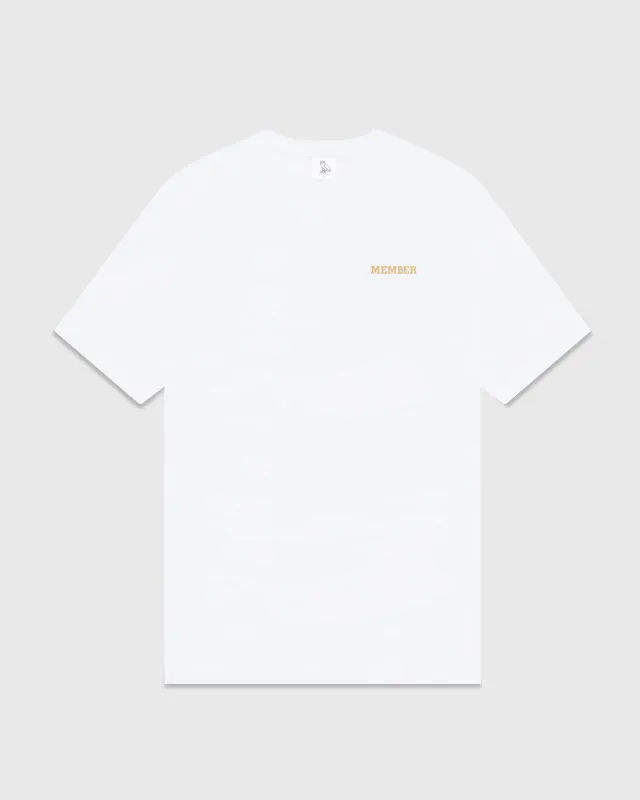 MEMBER T-SHIRT - WHITE sold by OVO