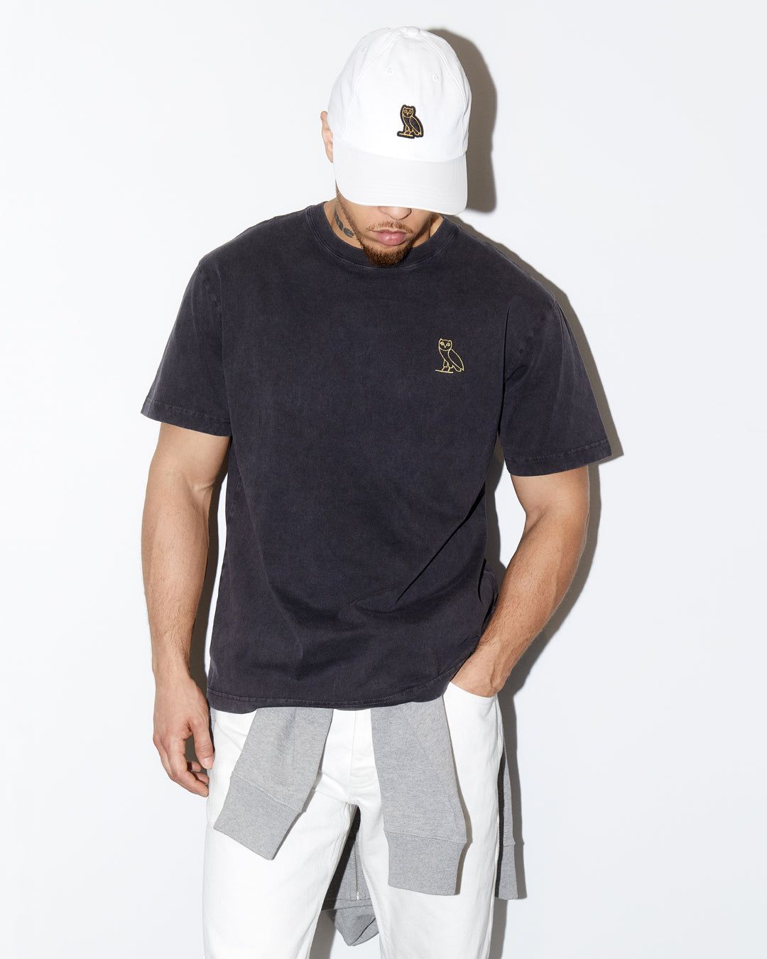 GARMENT DYE T-SHIRT - BLACK sold by OVO product image thumbnail 2