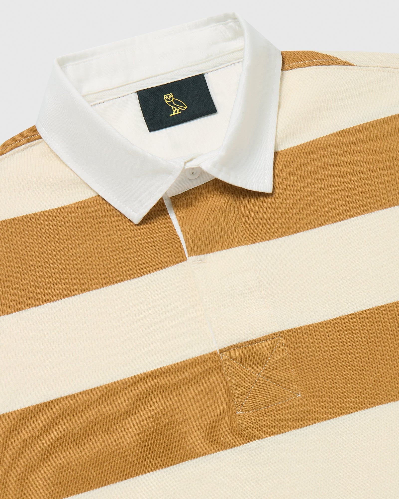 Striped Rugby Polo - Sand/Cream sold by OVO product image thumbnail 3