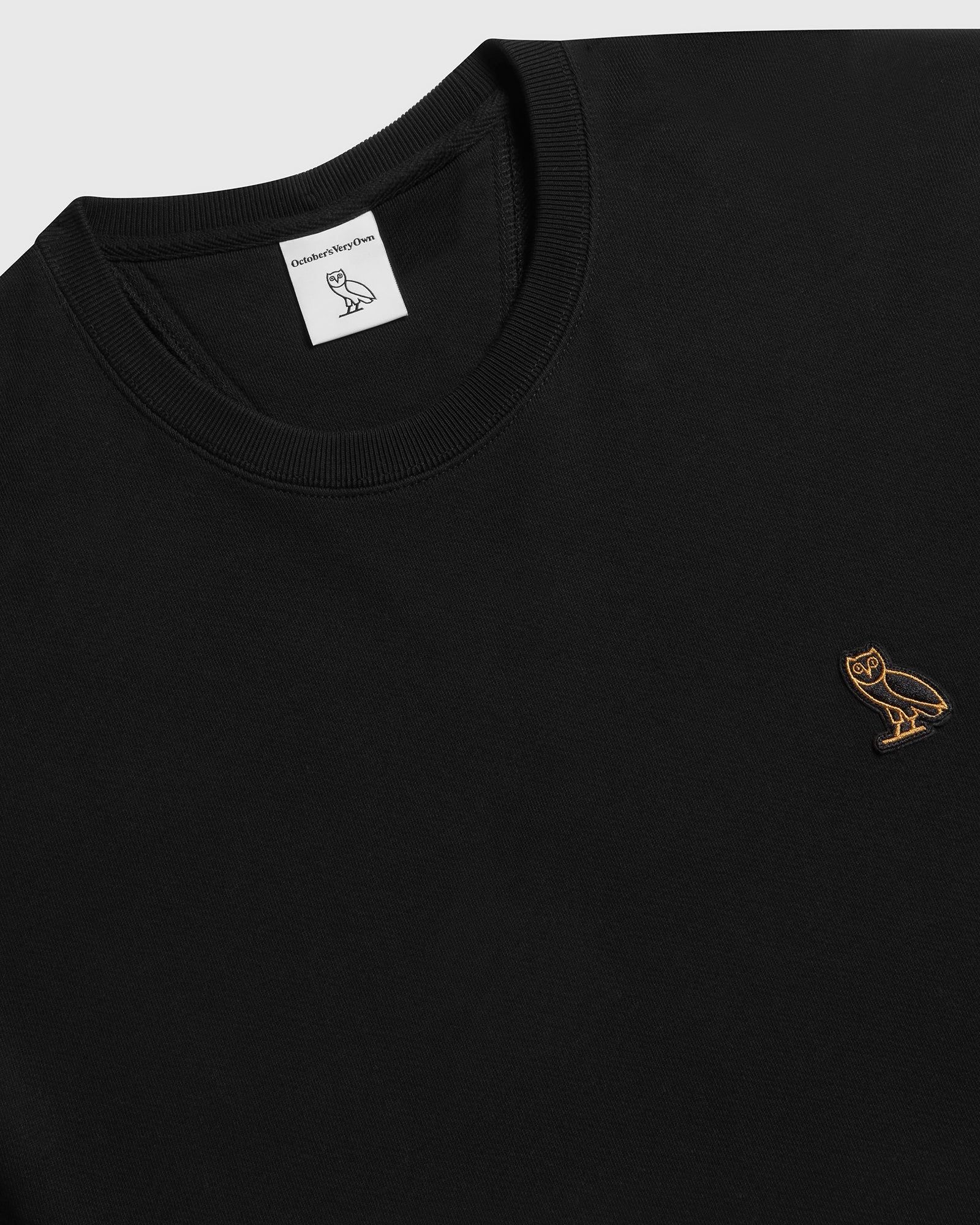 OVO® ESSENTIALS CREWNECK - BLACK sold by OVO product image thumbnail 4