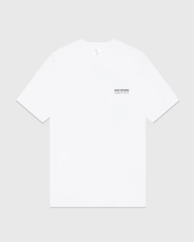 CASE STUDY T-SHIRT - WHITE made by OVO