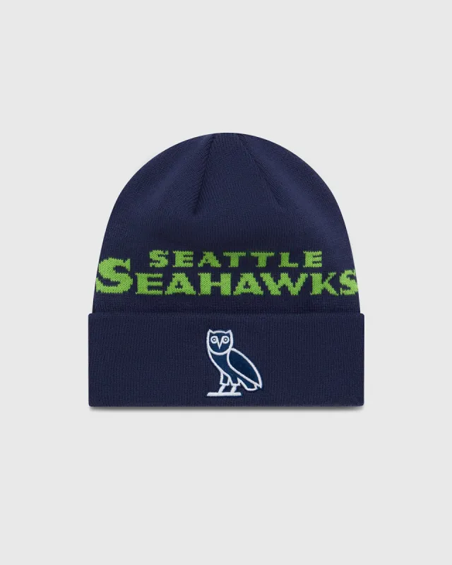 NFL Seattle Seahawks New Era Beanie - Blue sold by OVO