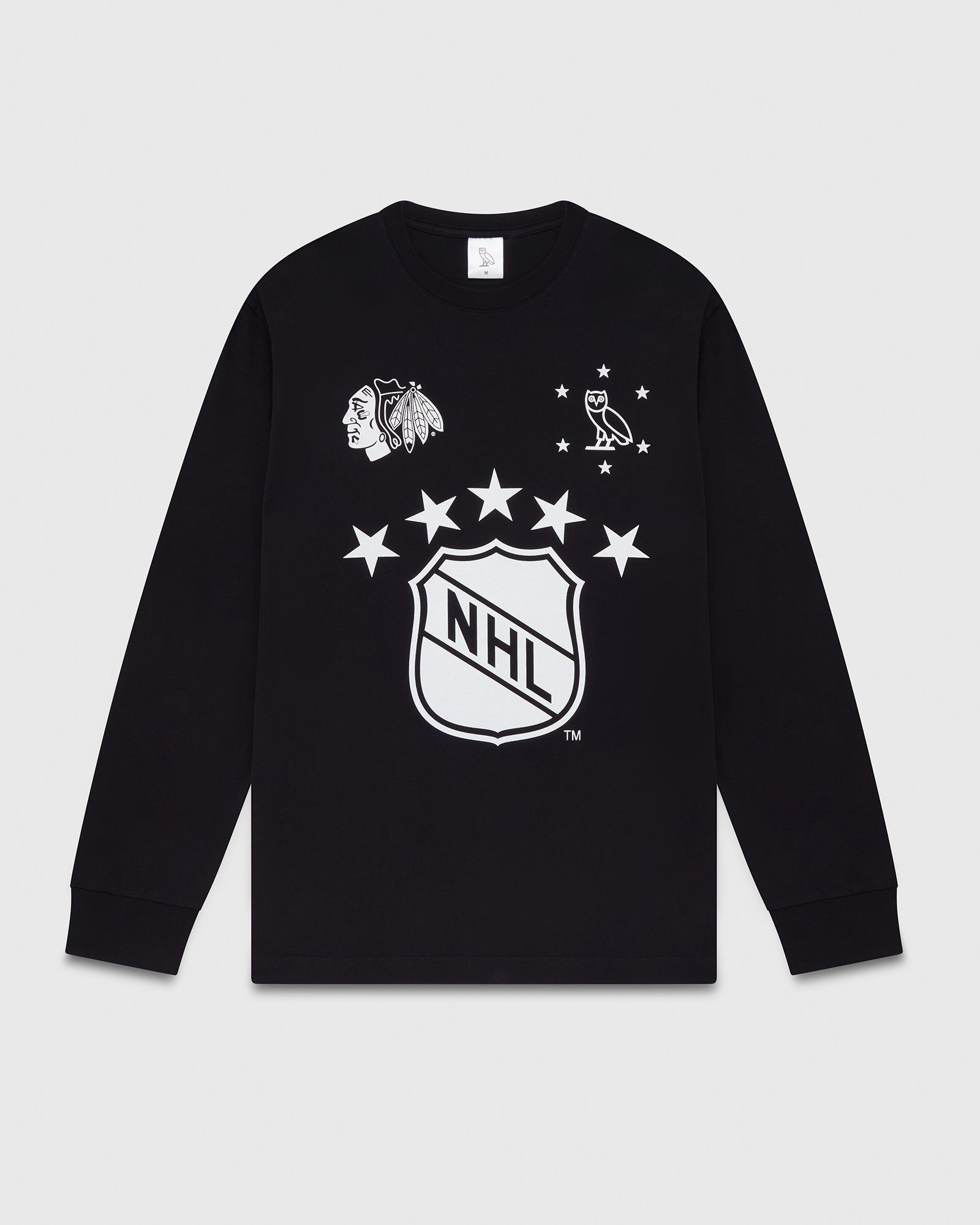 Chicago Blackhawks Longsleeve T-Shirt - Chicago Black/White sold by OVO