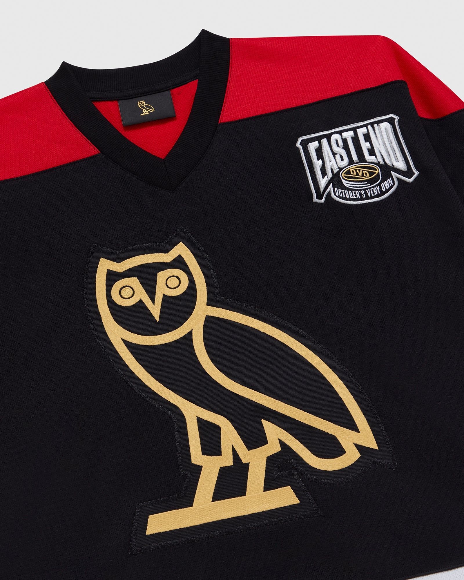 Hockey Jersey - Black/Red sold by OVO product image thumbnail 4