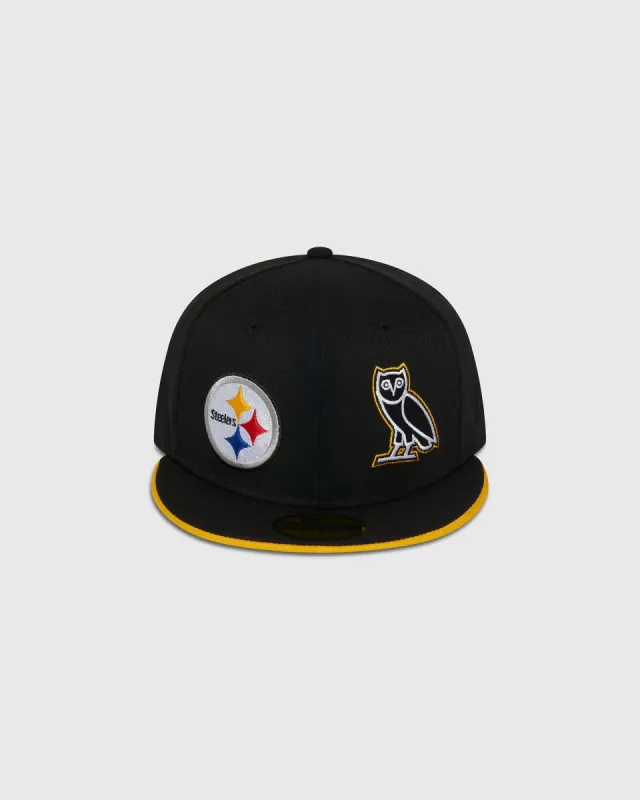 NFL Pittsburgh Steelers New Era 59Fifty Fitted Cap - Black sold by OVO