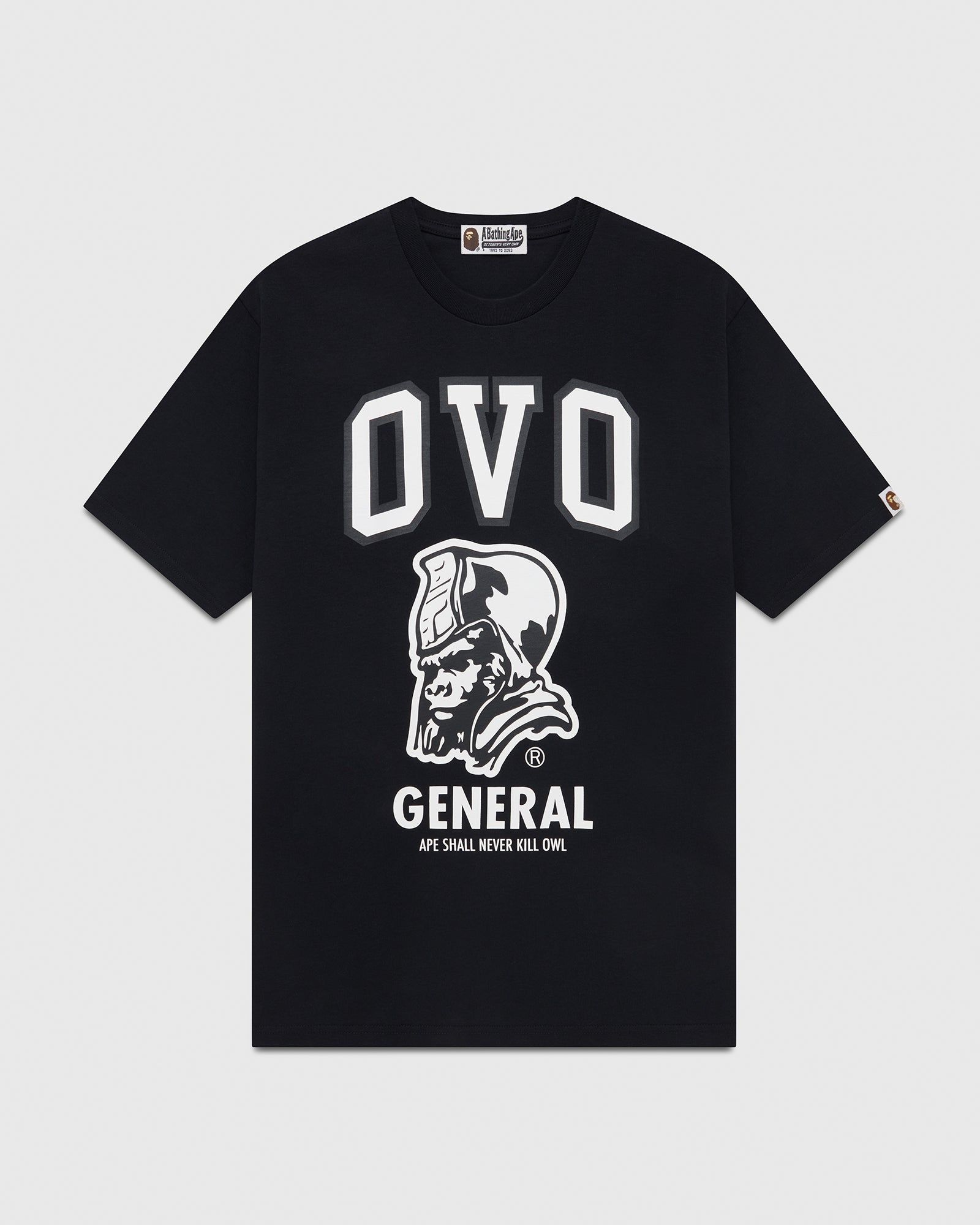 BAPE General T-Shirt - Black sold by OVO