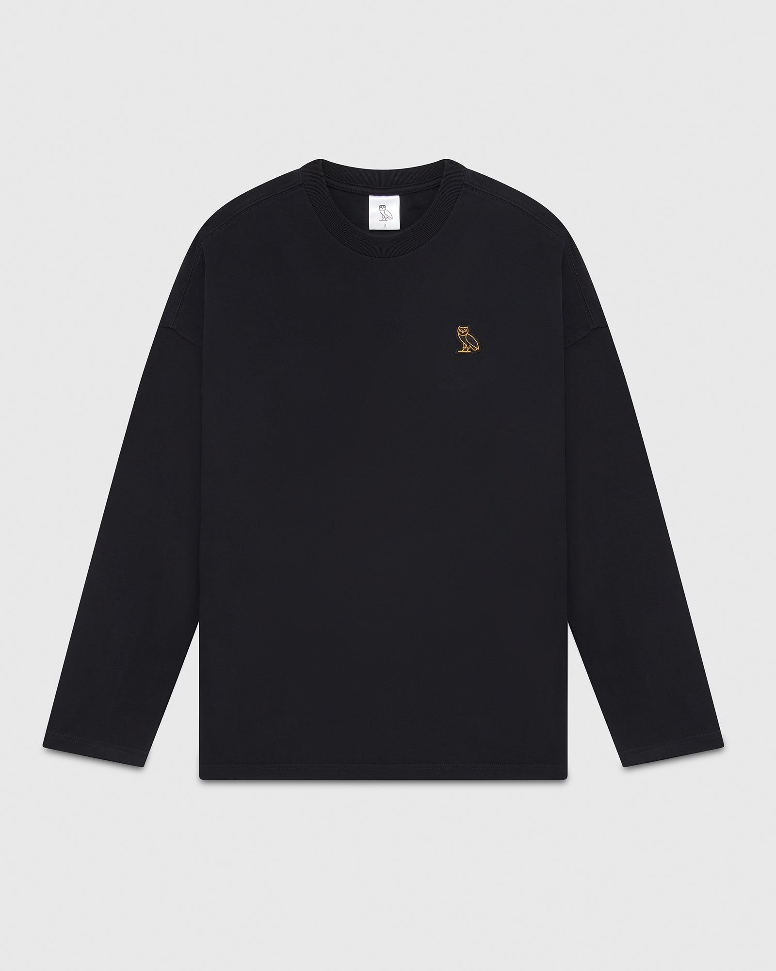 WOMENS LONGSLEEVE T-SHIRT - BLACK sold by OVO