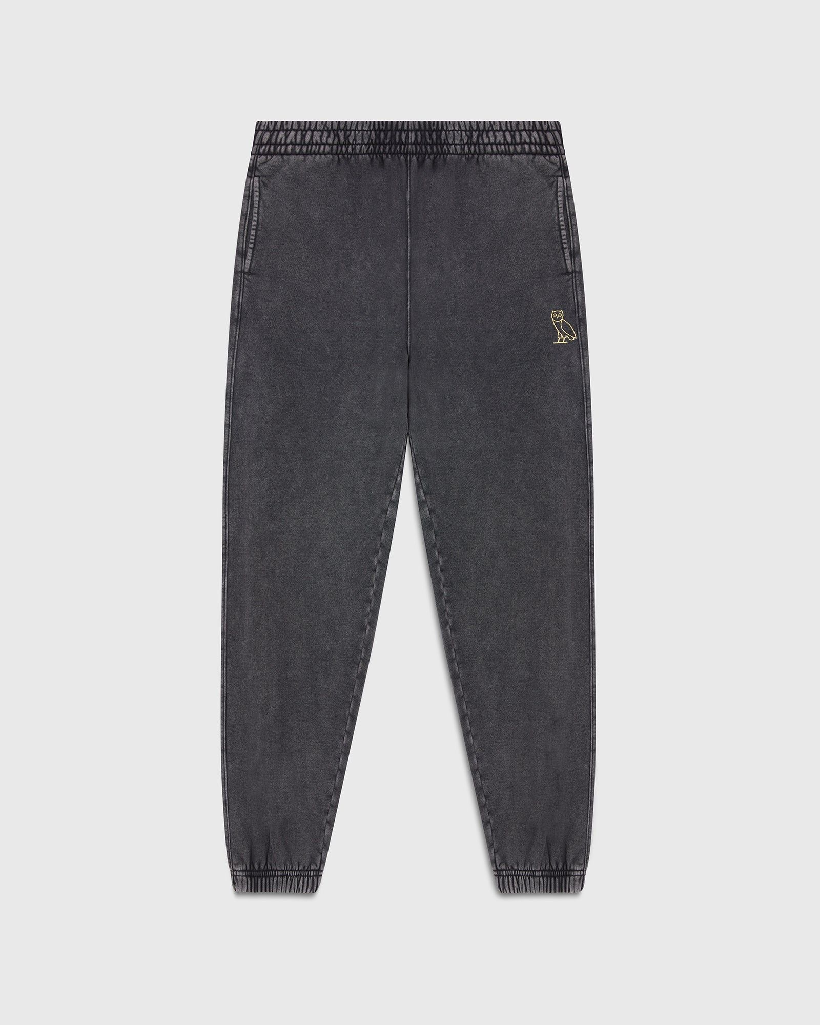 Muskoka Garment Dyed Relaxed Fit Sweatpant - Black sold by OVO