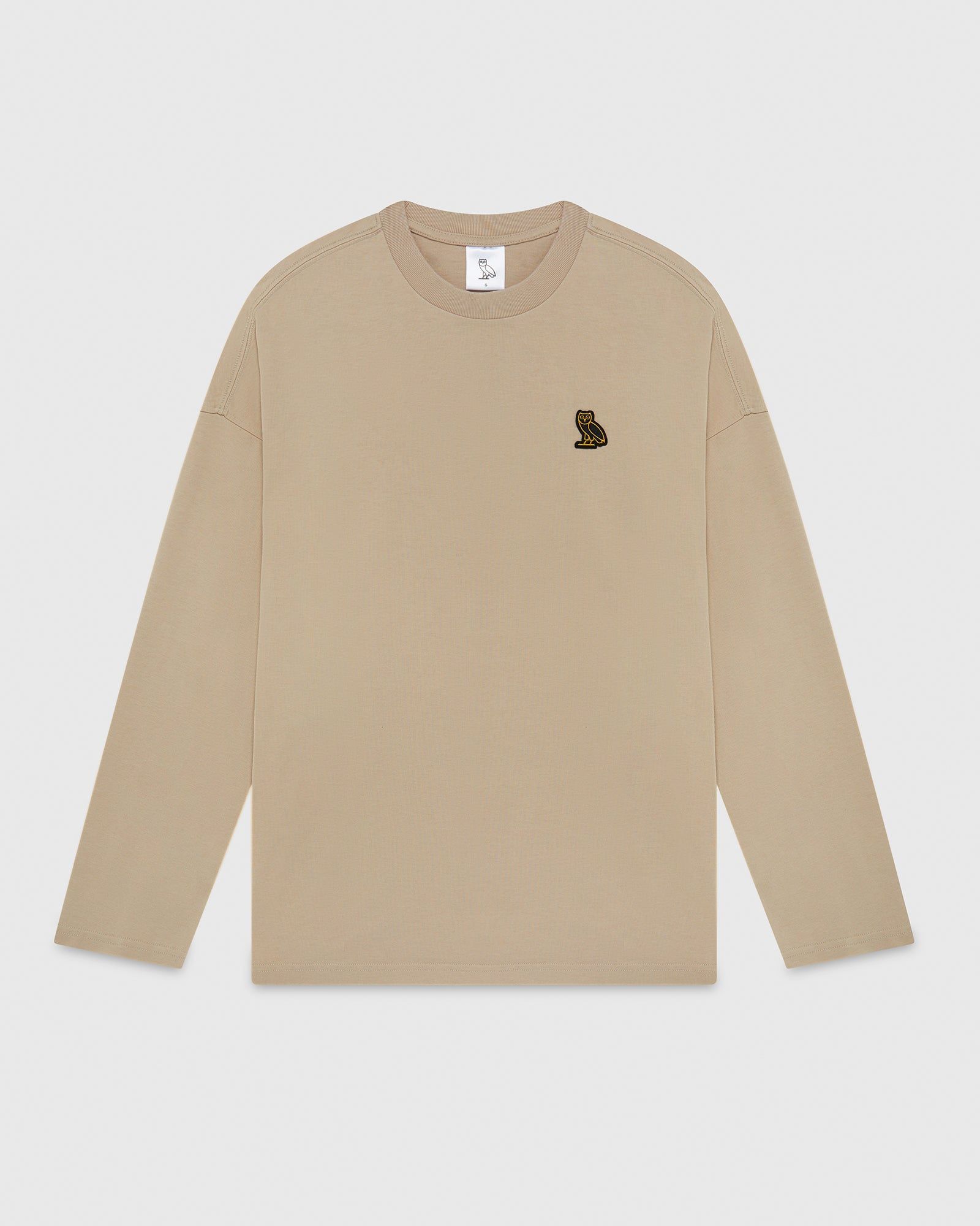 WOMENS LONGSLEEVE T-SHIRT - TAN sold by OVO