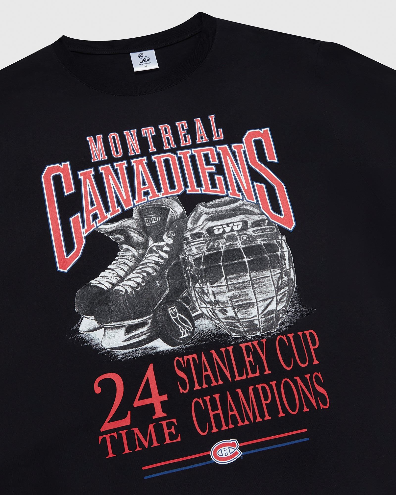 Montreal Canadiens T-Shirt - Black sold by OVO product image thumbnail 4