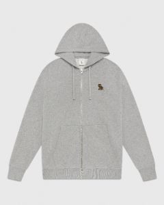 Classic Full-Zip Hoodie - Heather Grey sold by OVO