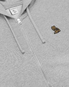 Classic Full-Zip Hoodie - Heather Grey sold by OVO