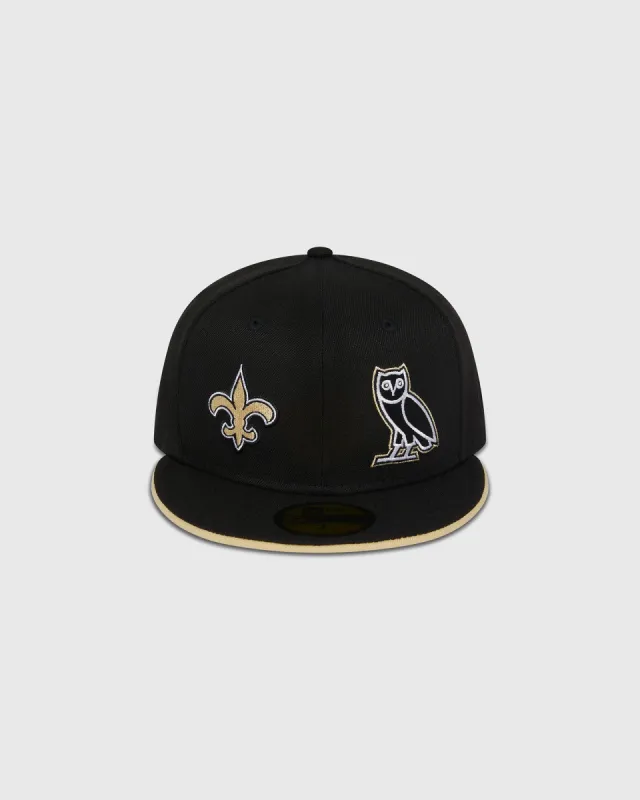 NFL New Orleans Saints New Era 59Fifty Fitted Cap - Black sold by OVO