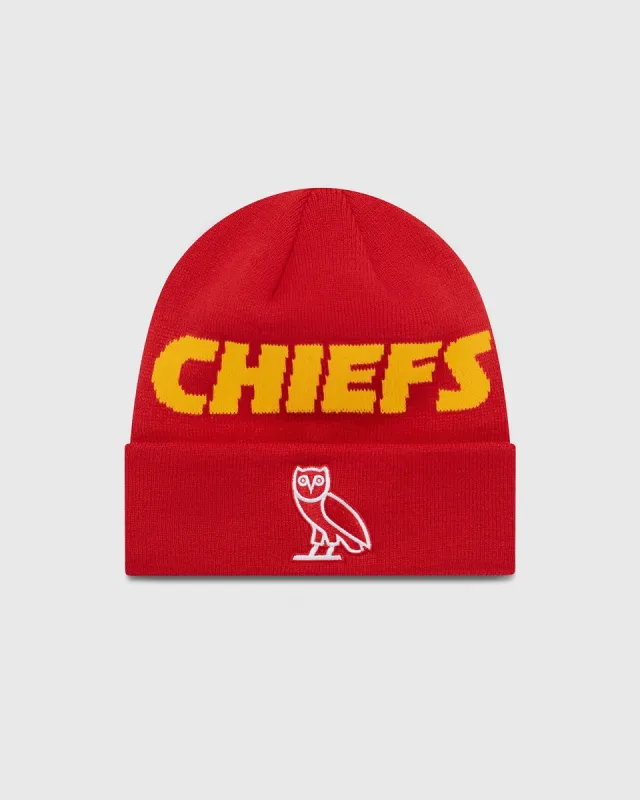 NFL Kansas City Chiefs New Era Beanie - Red sold by OVO