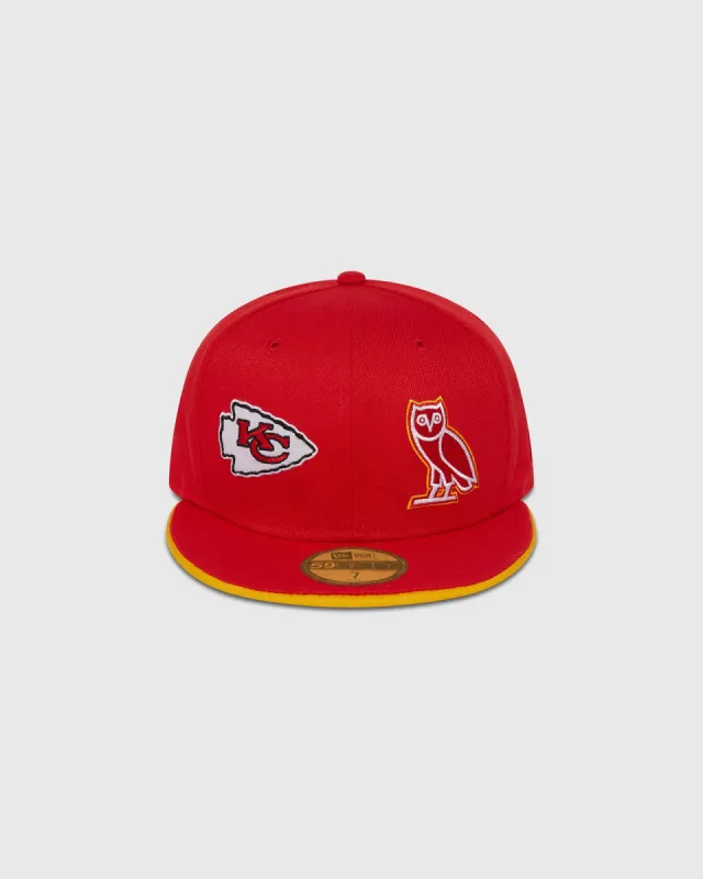 NFL Kansas City Chiefs New Era 59Fifty Fitted Cap - Red sold by OVO