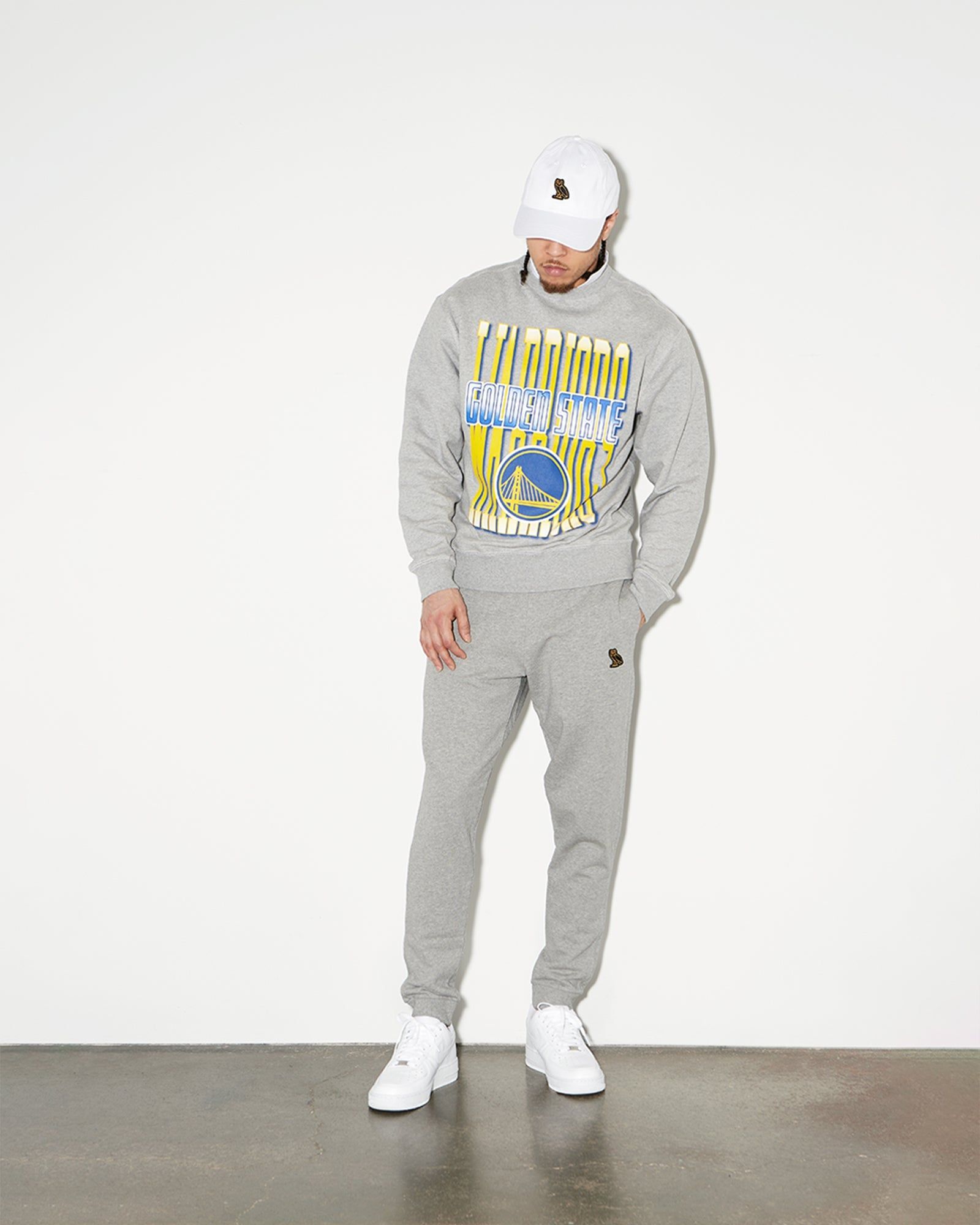 NBA GOLDEN STATE WARRIORS CREWNECK - HEATHER GREY sold by OVO product image thumbnail 2