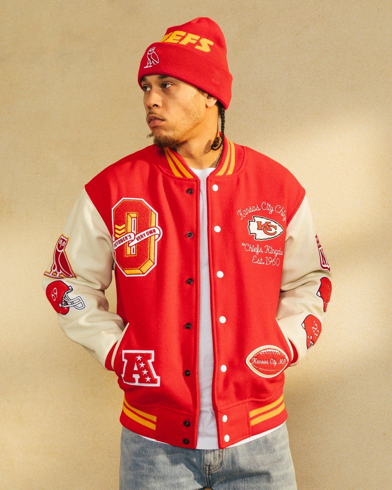 NFL Kansas City Chiefs Varsity Jacket - Red sold by OVO product image thumbnail 2