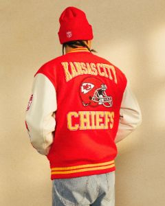 NFL Kansas City Chiefs Varsity Jacket - Red sold by OVO
