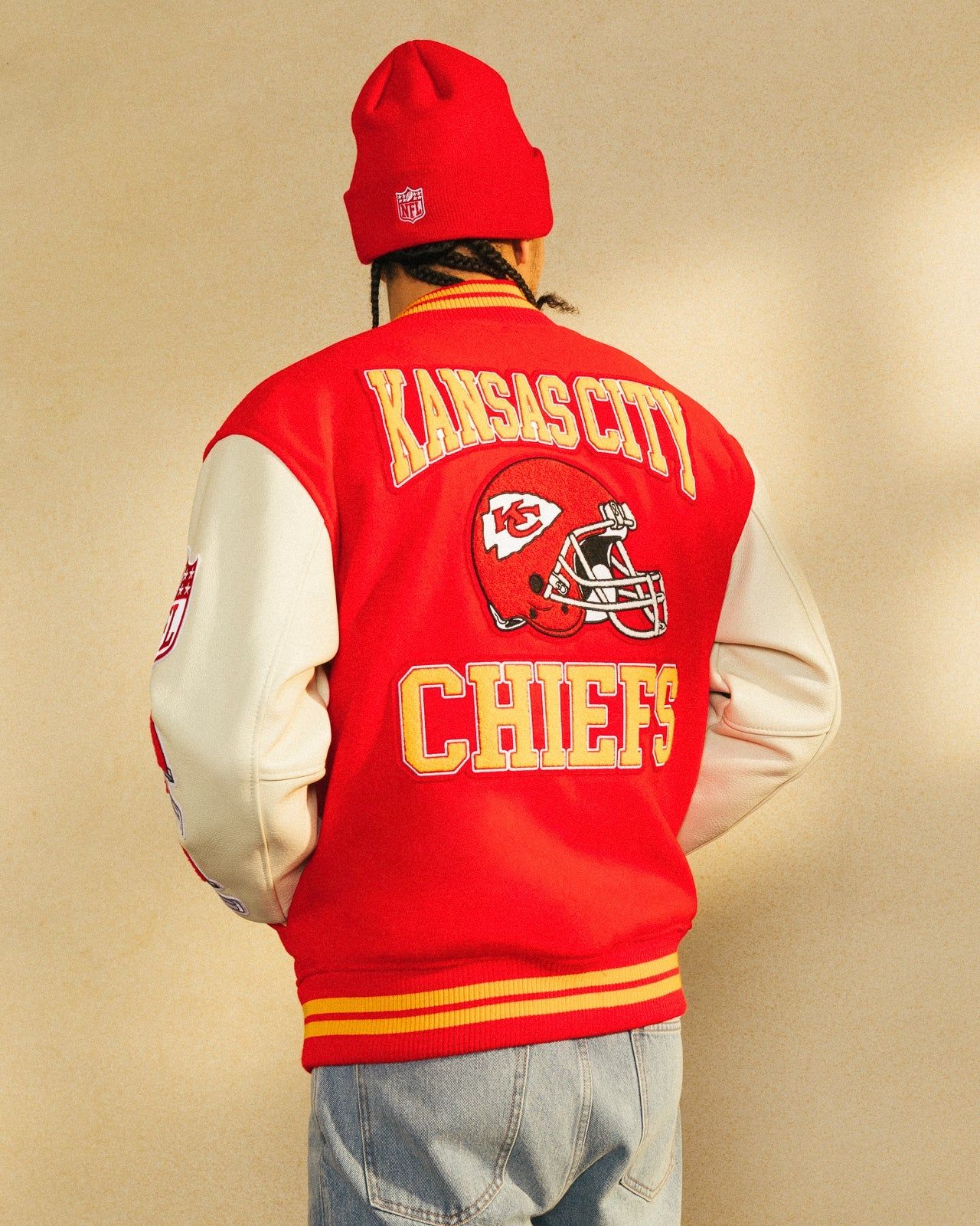 NFL Kansas City Chiefs Varsity Jacket - Red sold by OVO product image thumbnail 3