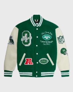 NFL New York Jets Varsity Jacket - Green sold by OVO