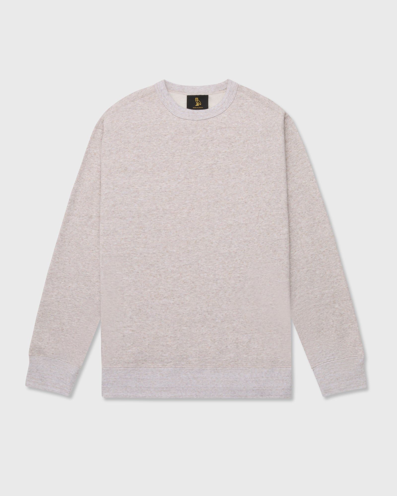 Speckle Fleece Crewneck - Oatmeal sold by OVO